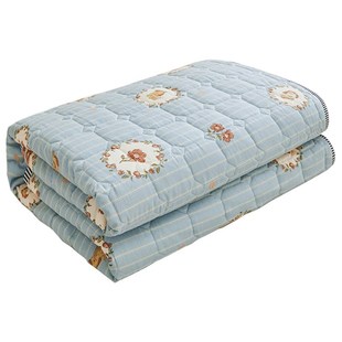 全棉抗菌床垫软垫加厚床单四季 家用垫被单人1米35m纯棉防滑床褥子