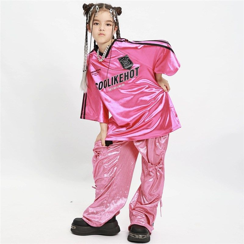 少儿潮炫酷街舞爵士舞走秀架子鼓hiphop长袖T恤男女童演出服套装,童装/婴儿装/亲子装,儿童演出服,淘宝优惠券,粉丝福利购,淘宝优惠卷