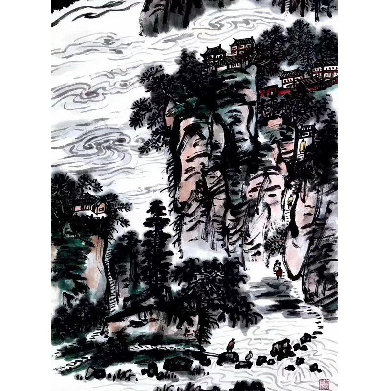 百岭轩 四尺特种净皮生宣纸 山水 国画花鸟书法创作用