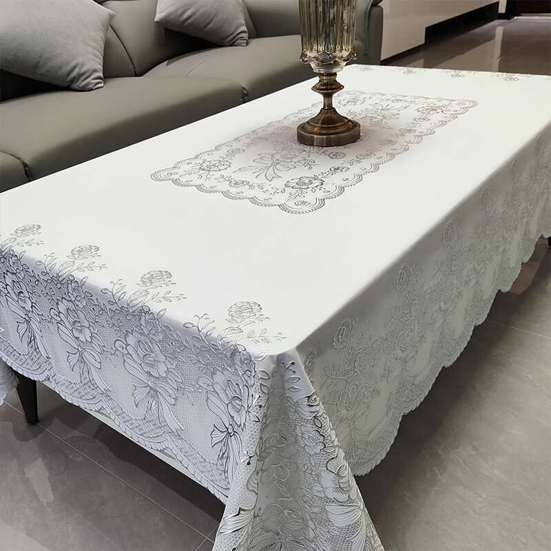 桌布防水防油免洗防烫长方形餐桌布茶几垫塑料台布套客厅茶几桌布
