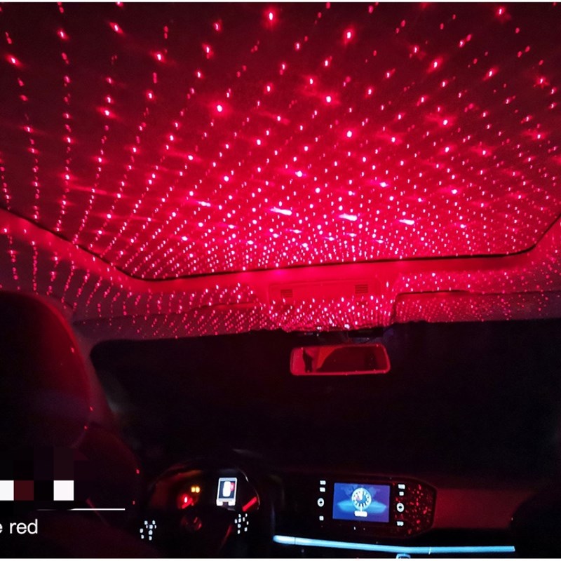 汽车星空氛围灯车载免接线气氛灯星空顶车内饰改装USB音乐节奏灯