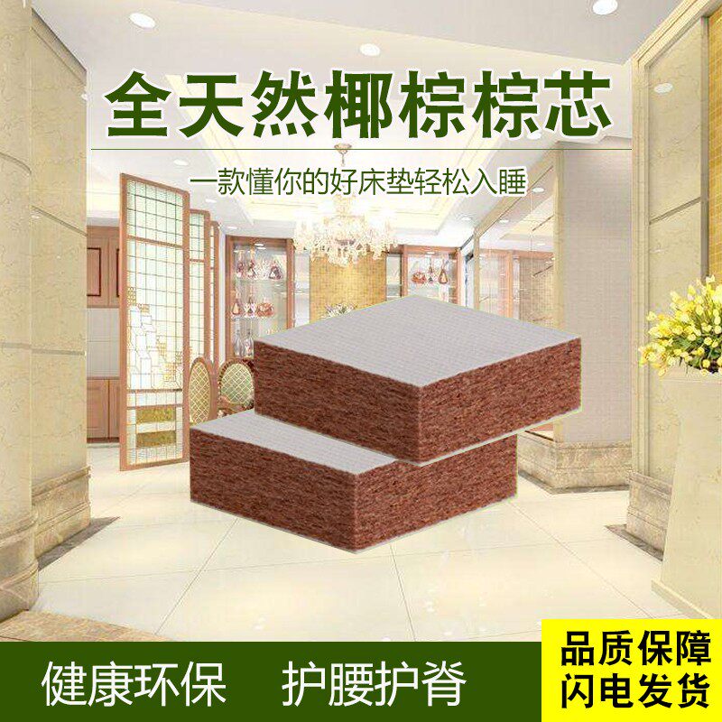 乾贺 椰棕垫经济型家用午休1.2米1.51.8儿童塌塌米地炕垫床垫定制