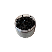 盒装 一次性橡皮筋发绳网红加粗加厚黑色小发圈高弹力耐用发饰