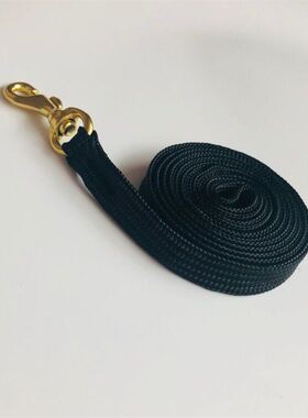 大中小型黄色紫色黑色犬通用比赛犬展扁形牵引绳尼龙狗金毛包邮
