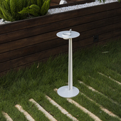 设计师定制装 金属北欧风角几烟缸 饰烟缸客厅高脚落地烟灰缸直立式