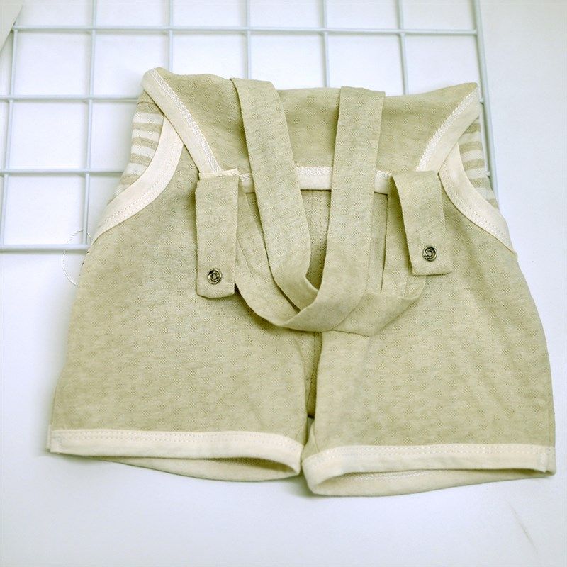 天然彩棉夏季薄款婴儿可开裆短裤 宝宝休闲纯棉背带裤 男童女童夏,童装/婴儿装/亲子装,裤子,淘宝优惠券,粉丝福利购,淘宝优惠卷