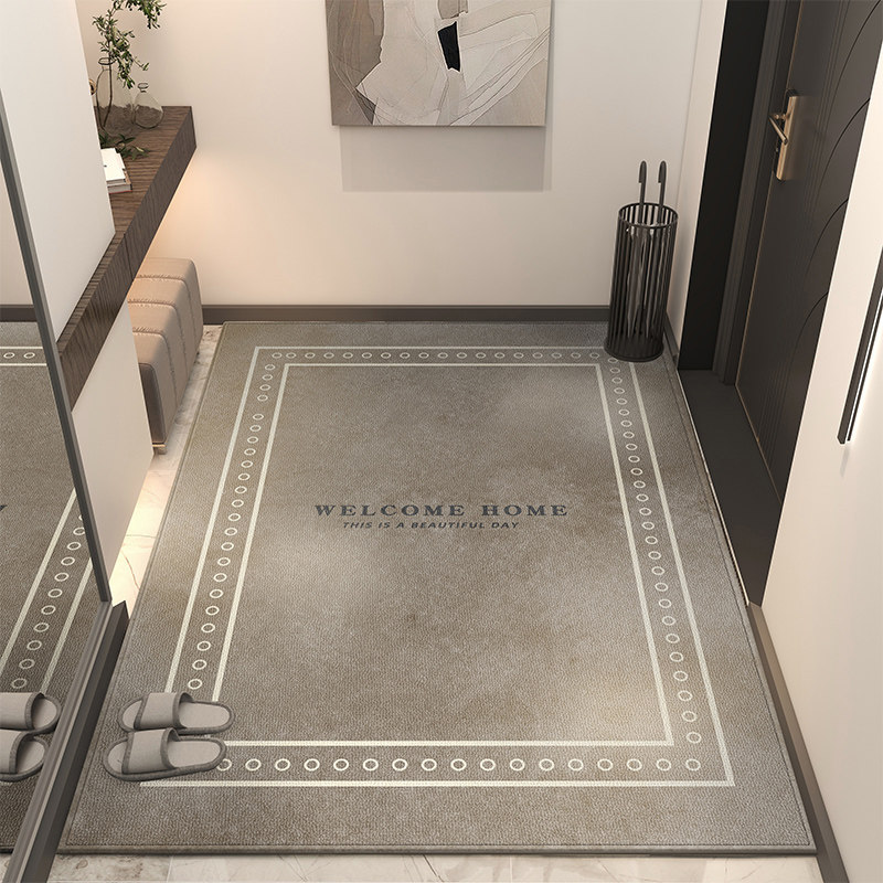地垫入户门垫入门门口地毯高级进门家用客厅脚垫可裁剪耐脏玄关垫