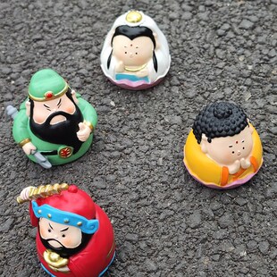 无事小神仙摆件创意可爱装饰品办公桌面财神关公车载公仔手办