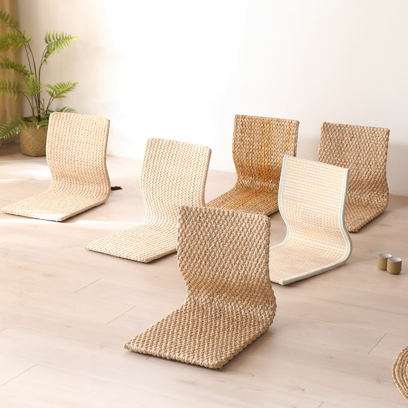 草藤编榻榻米椅子单人靠背椅懒人日式床上无腿小户型飘窗坐地座椅,住宅家具,其它椅子,淘宝优惠券,粉丝福利购,淘宝优惠卷