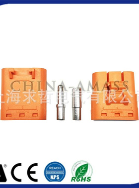 Am压线式直流插头LCC40-F/M平替泰科安德森MOLEX进口连接器冷压式