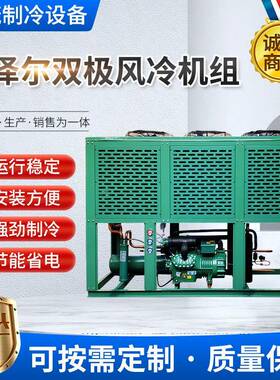 风冷机组厂家供应双极机制冷压缩机S6H-20.2|20匹冷库机组