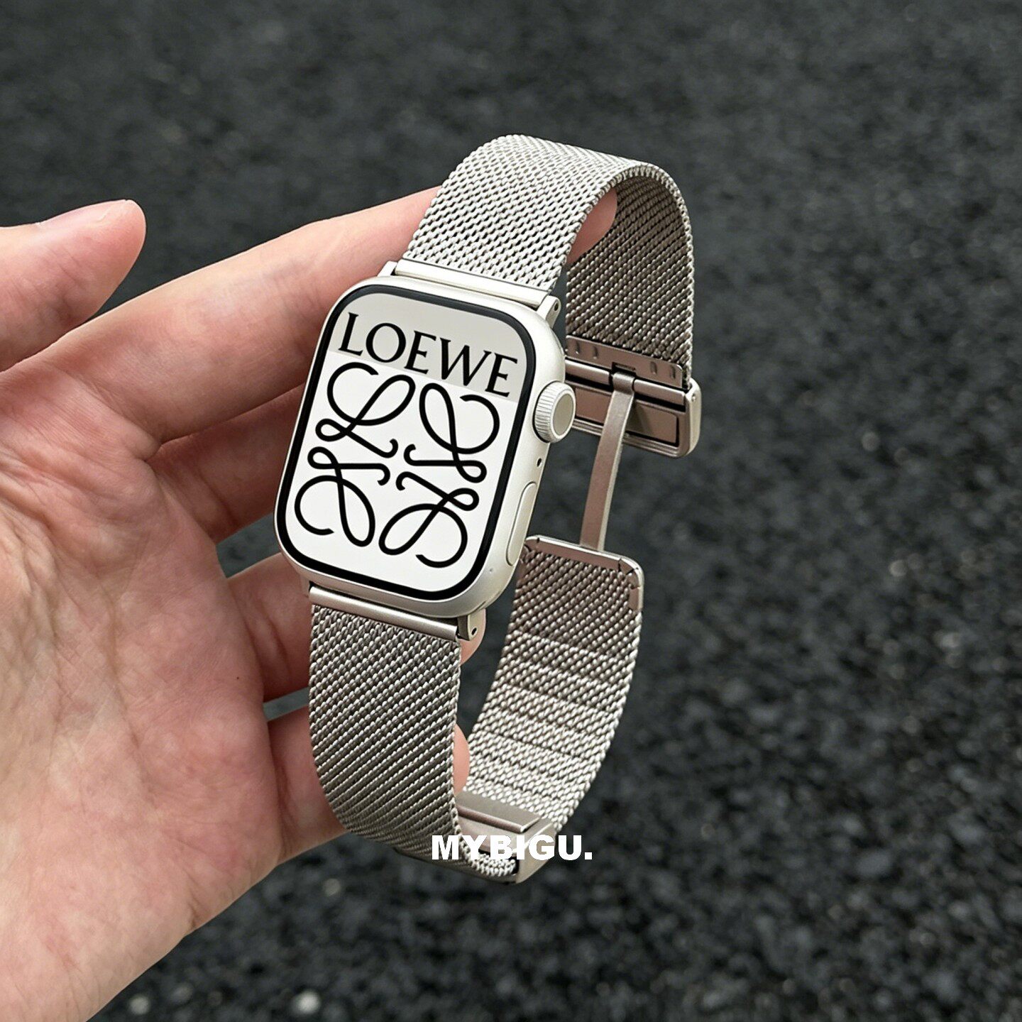 适用苹果iwatchS10手表9米兰尼斯磁吸扣表带小米手环9pro华为fit5
