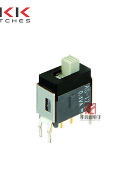 日本NKK AS12AB AS-12 超小型滑动开关 3脚2档 直型PC端子有支架
