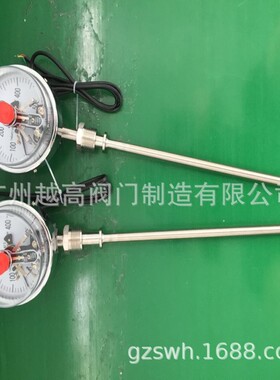 不锈钢电接点温度计WTZ-288B全不锈钢耐震温度表压力式温度表荣华