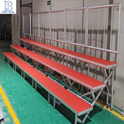 学校合唱台 两用3-5层阶梯站台 音乐会折叠合唱合影台