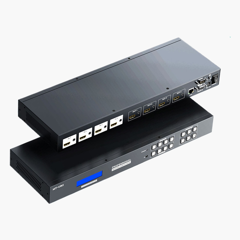 迈拓维矩4K HDMI矩阵切换器无缝切换拼接画面分割画面旋转HD44LH