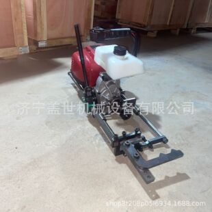 光伏立柱对穿打孔机 安装山地支架汽油钻孔机 大功率钢管钻眼机