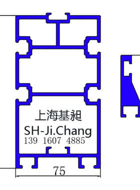 铝合金链轮滚筒铝型材13566 66*135组装线铝型材老化线滚筒线铝材