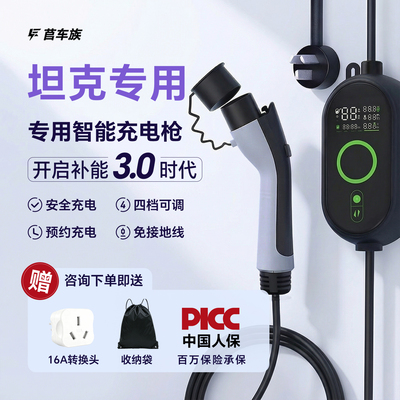 【坦克专用】智能安全充电枪