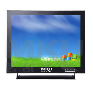 VGA BNC安防监视屏 工业显示器高清HDMI 金属壳12寸液晶监视器