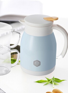 博堡 BSKS-TZ005 萨克森茶水套装家用保温壶660ml+玻璃杯2个200ml