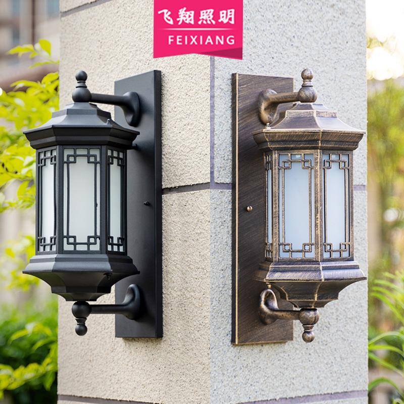 户外仿古壁灯led复古别墅壁灯滕王阁壁灯花园别墅公园中式壁灯