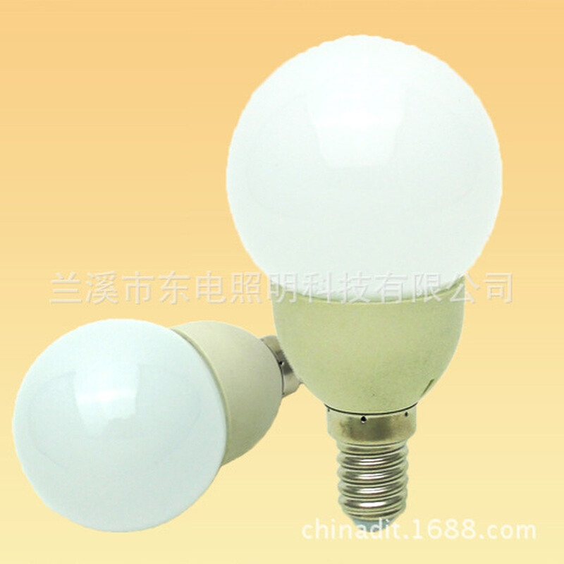 G50 球泡灯 LED节能灯泡 E12 E14家用节能照明灯 3WLED灯泡