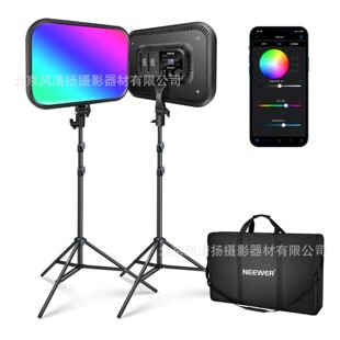 纽尔 Neewer RGB168 18.3 Inch LED Panel Video Light 平板摄像