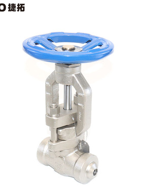 不锈钢锻钢截止阀 4500LB 高压F316H T型工艺型截止阀