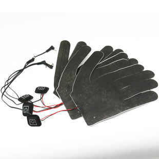 源头厂家手套加热片五指手背加热三挡调温加热片手套发热片
