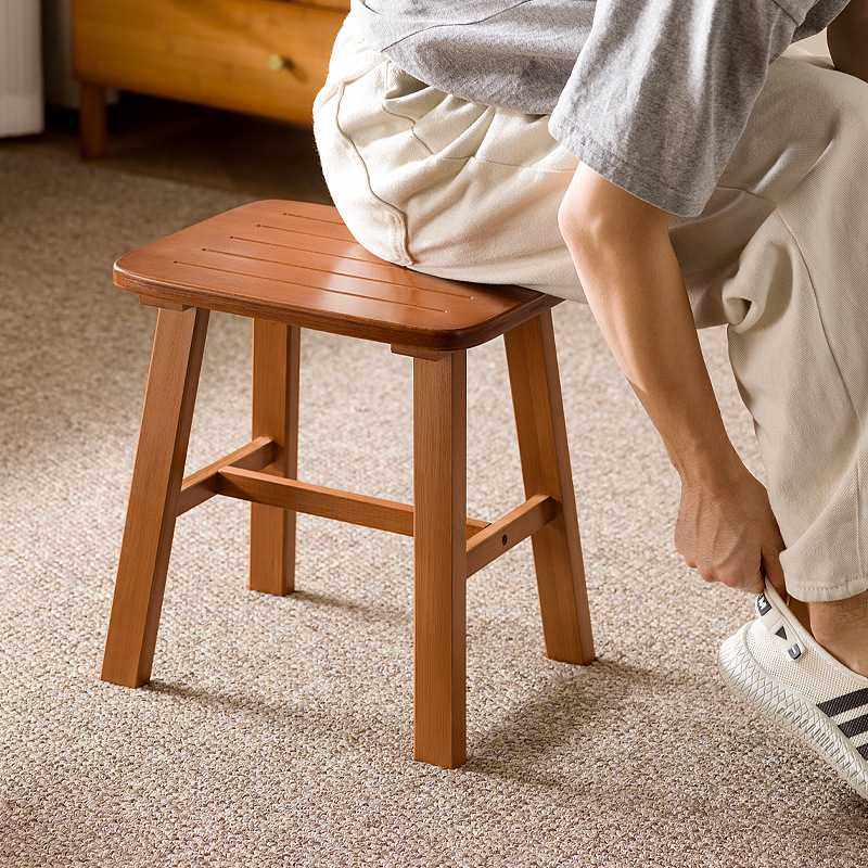 楠竹小圆凳小板凳小方凳儿童成人小凳子浴室客厅竹凳鞋凳换鞋凳子