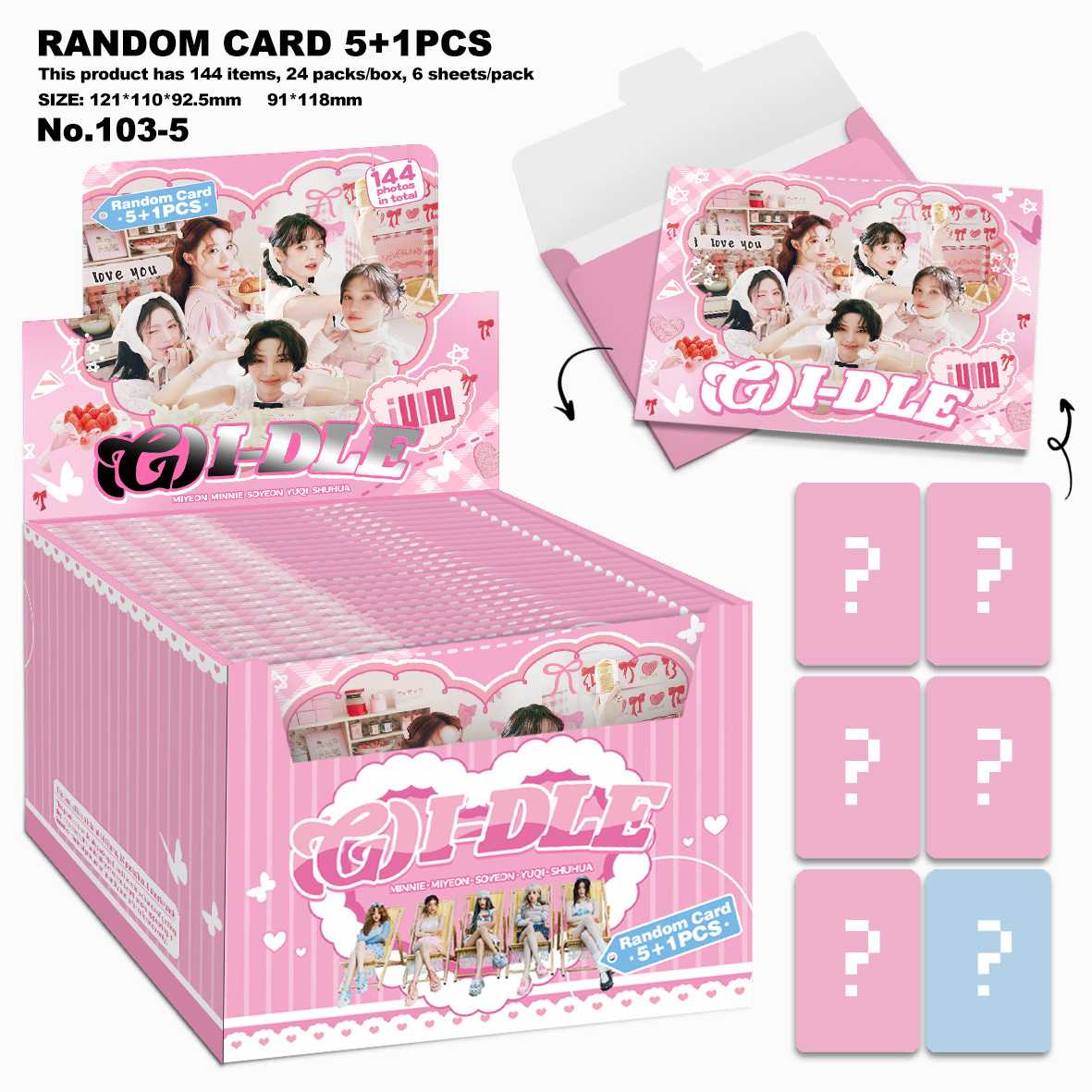 现货信封包小卡GIDLE周边照片卡应援粉丝卡宋雨琦珍藏卡LOMO卡片