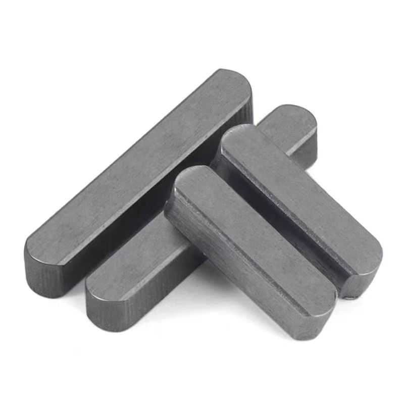 45号钢A型圆角平键销GB1096圆角键销方键销轴销高强度平键条24/25