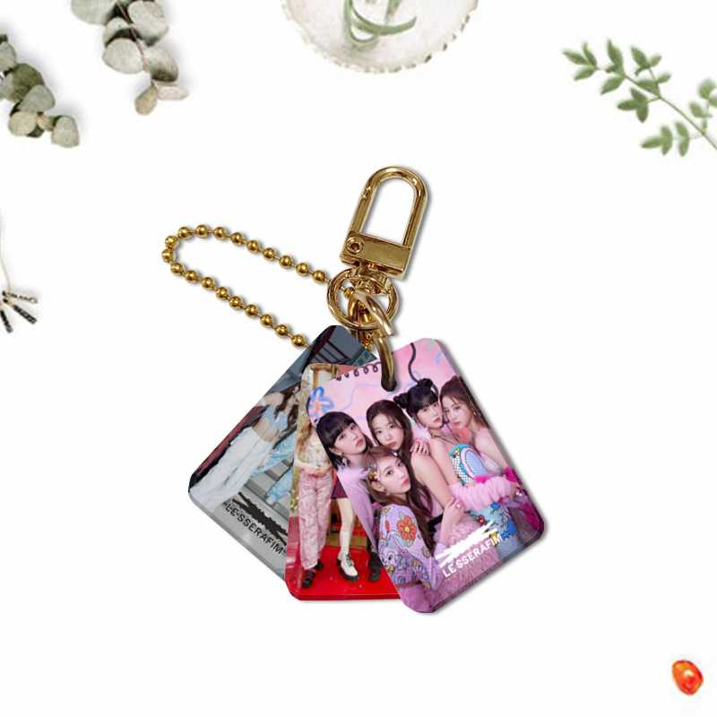ASTRO LESS BL NMIX IVE亚克力挂件钥匙扣三件套照片挂饰明星挂件