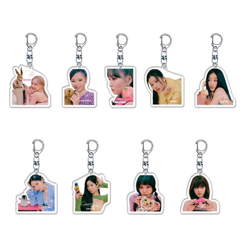 TWICE新专辑BETWEEN 1&2精美礼品NAYEON透明亚克力人形挂件钥匙扣