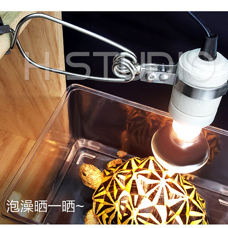 包邮 多款d爬虫全金属耐高温陶瓷万向灯夹 太阳灯UVA节能UVB灯用
