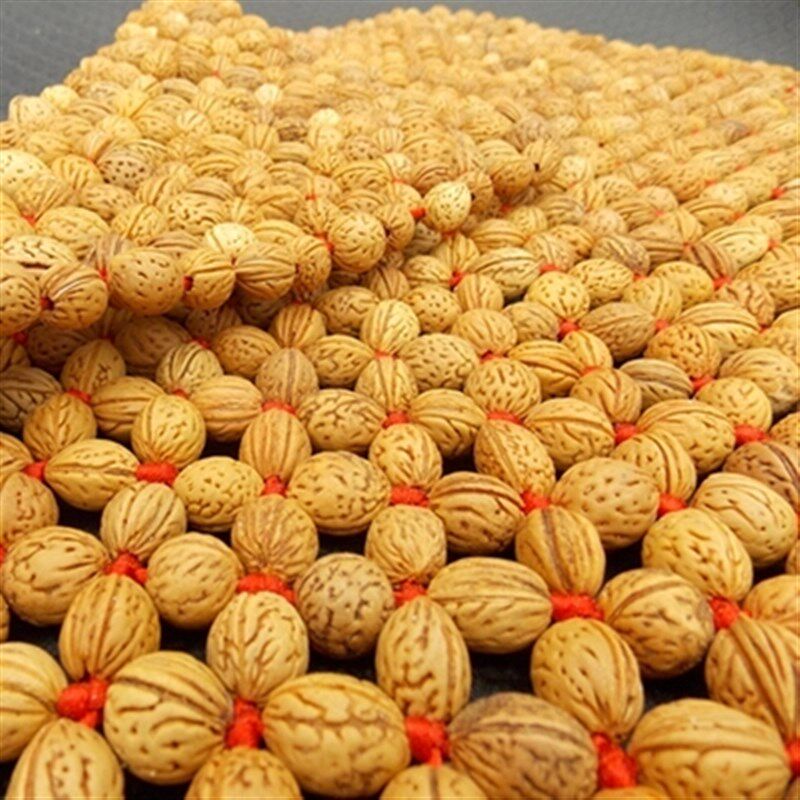 天然野生桃核汽车k坐垫手编按摩养生木珠座垫山核桃胡单片夏季凉