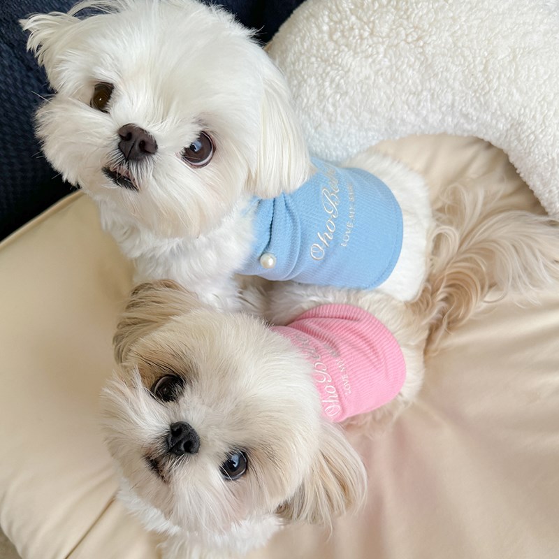 宠物衣服超小狗狗k衣服夏季无袖背心吊带小型犬马尔济斯西施约克