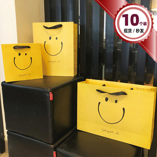 定制纸袋手提袋h可印刷logo服装袋子企业定做包装礼品服装袋购物