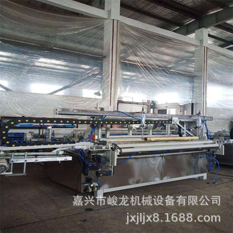 1抹布无纺布分切复卷机懒人抹布加工机器复卷点段厨房懒人抹布