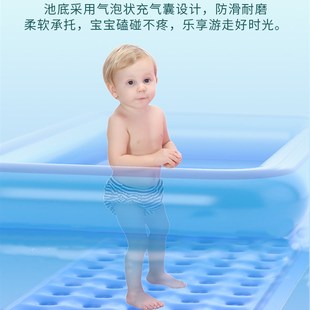 充气游泳池儿童家用室q内大人小孩宝宝折叠浴缸婴儿游泳桶戏水池