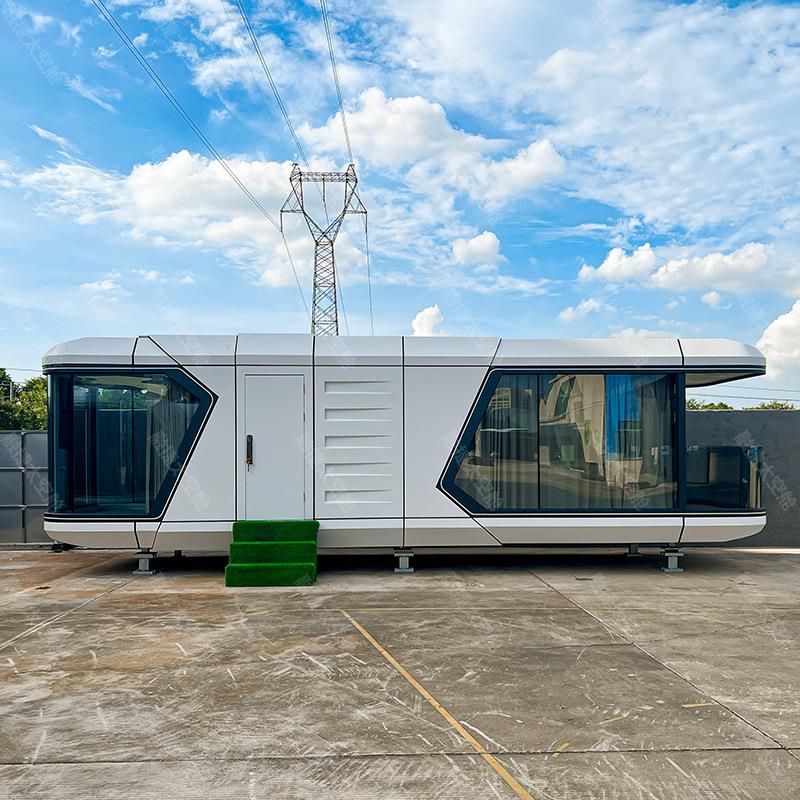 融捷太空舱移动房民宿景区露营阳光房定制移动别墅集成房屋厂家