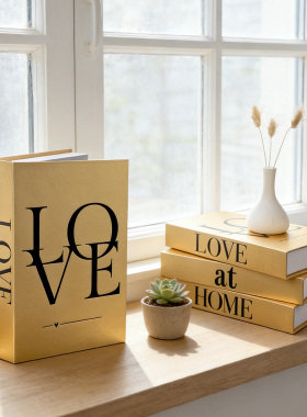 轻奢可打开磁吸装饰书