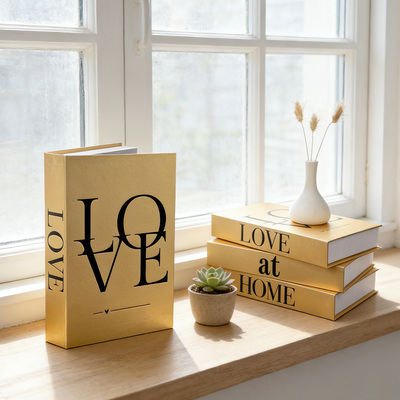 轻奢可打开磁吸装饰书