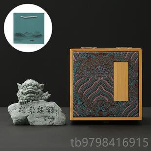正品普陀山装越来越好石头摆办公室桌面客厅乔迁宅好旺运饰件品工