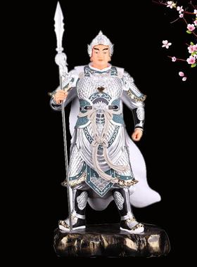 三国武将赵子龙将军神像 桌面摆件中式风格 赵圣帝公50公分神像