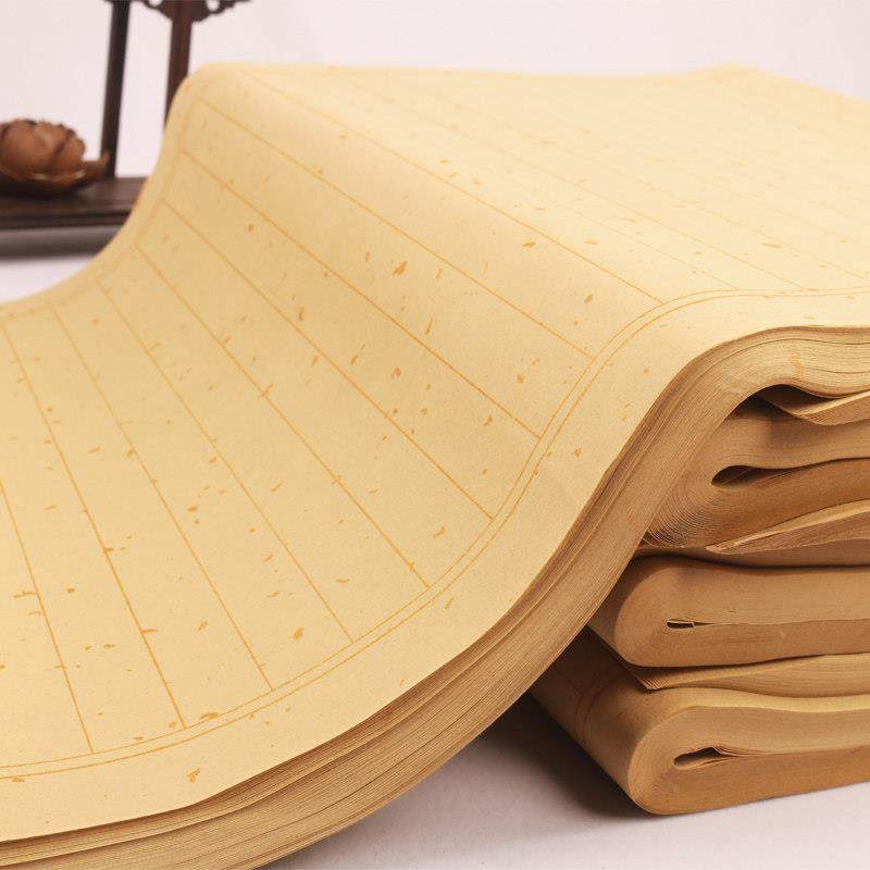 小楷宣纸四尺对开熟宣书法毛笔行书半生半熟仿古竖条格状元笺包邮,文具电教/文化用品/商务用品,宣纸,淘宝优惠券,粉丝福利购,淘宝优惠卷