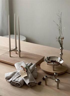 现货 丹麦进口Stoff 分子结构烛台可堆叠蜡烛礼品餐桌装饰ins网红