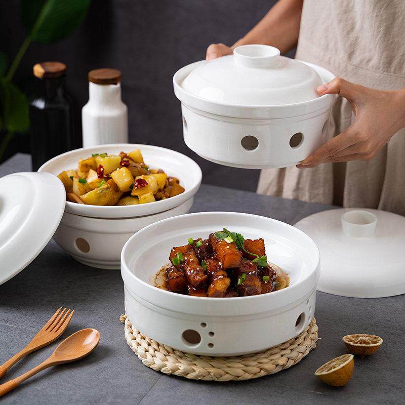 干锅炉陶瓷酒精蜡烛加热保温菜盘子家用酒店商用明炉餐具包邮,餐饮具,盘,淘宝优惠券,粉丝福利购,淘宝优惠卷
