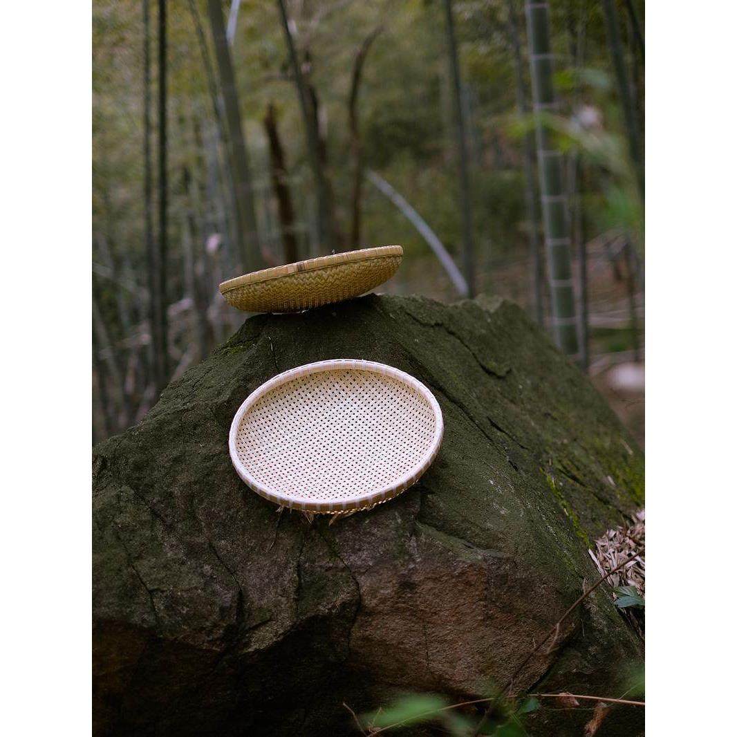 高品质纯手工竹编簸箕 圆形簸箕农家竹制品收纳筐家用水果篮圆筐,特色手工艺,竹编/竹雕,淘宝优惠券,粉丝福利购,淘宝优惠卷